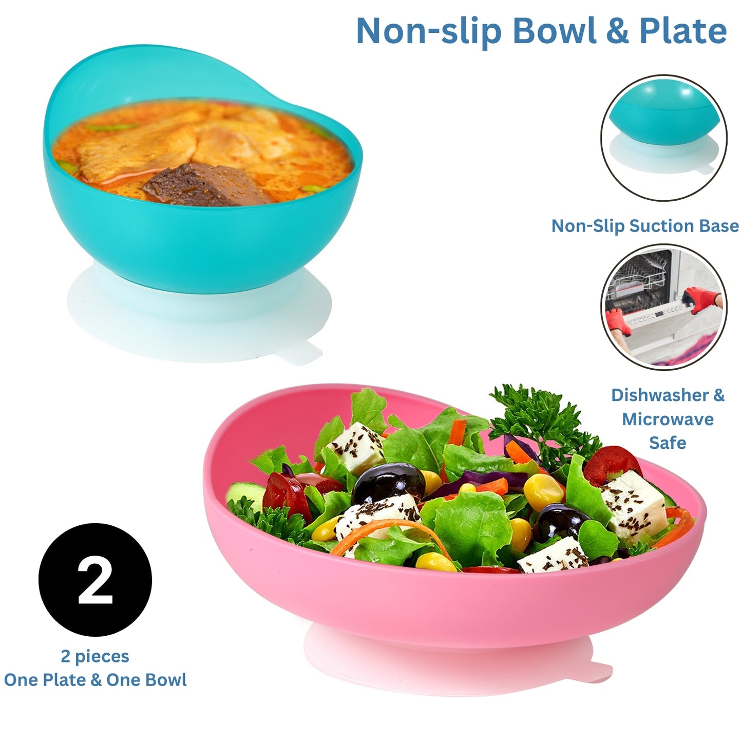 Adaptive Dining Set for Seniors and Disabled