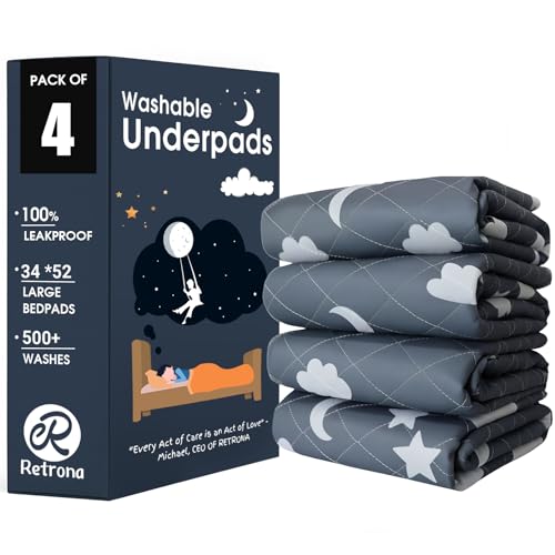 Retrona Washable Underpads — 4 & 6 Pack