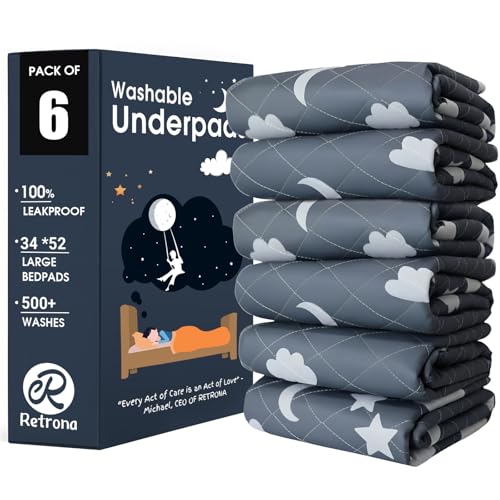 Retrona Washable Underpads — 4 & 6 Pack